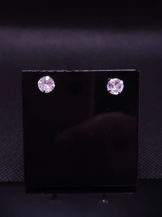 Cercei Argint 925- Diamond  6 mm [2]
