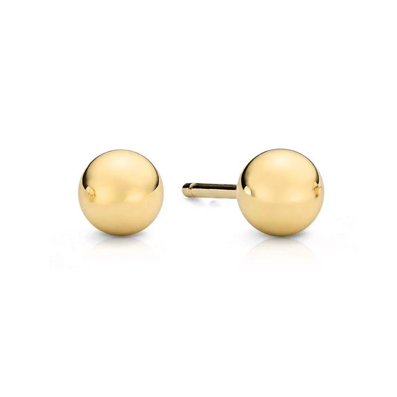 Cercei Aur 14k cu Bilute 7 mm [2]