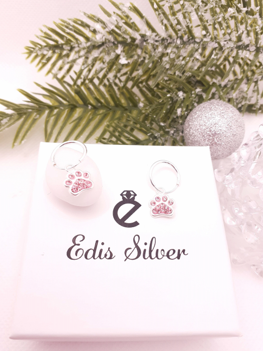 Cercei Copii Argint 925- Labute Catel - Crystal [3]