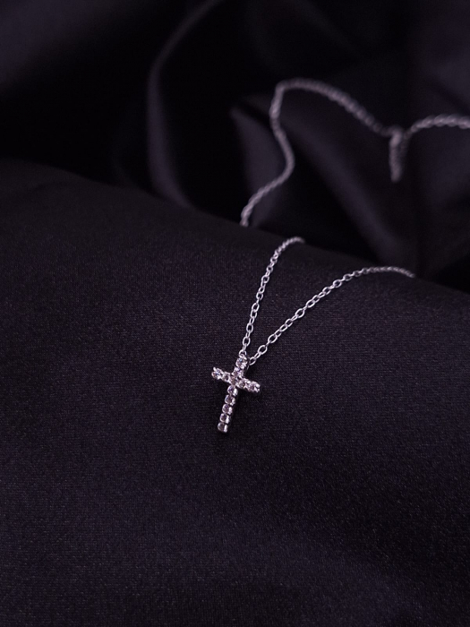 Colier Argint 925- Cruciulita Crystal [3]