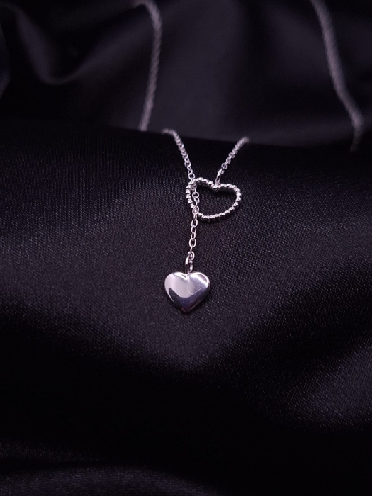 Colier Argint 925-  Double Heart [3]