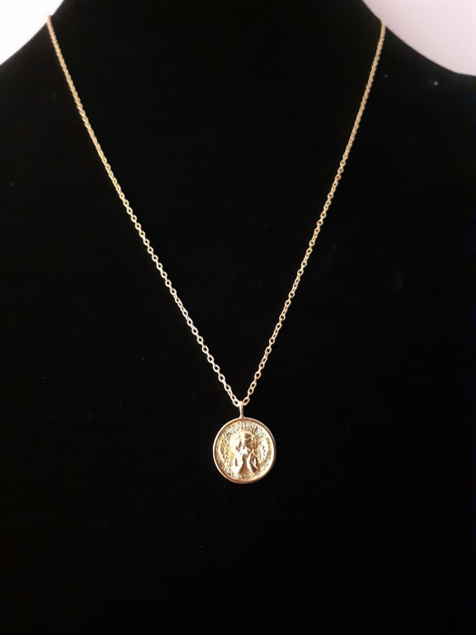 Colier Argint 925-  Placat Cu Aur 24 K - Angel [2]