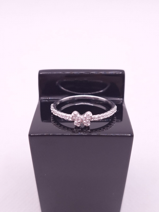 Inel Argint - 925 Fluture Alb [2]