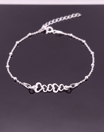 Bratari cu pietre - Bratara Argint 925- 5 Love
