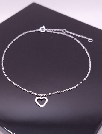 Bratara De Picior Argint 925- Heart [1]