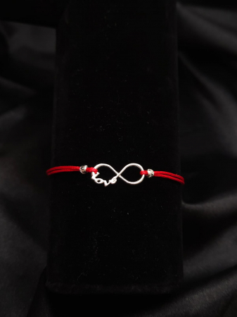 Bratara Snur Reglabil ,Infinit Love -Argint 925 [4]