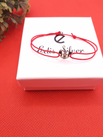 Bijuterii aur 14K - Bratara Snur Reglabil,Mouse Aur 14 K
