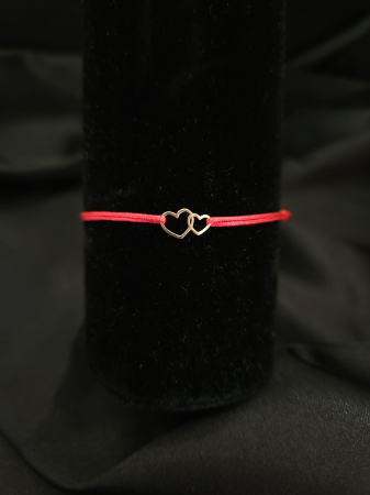 Bratara Snur Reglabil, Inima Mică -Aur 14 K [3]