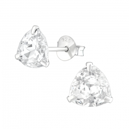 Cercei - Cercei Argint 925 -  Crystal  Triunghi