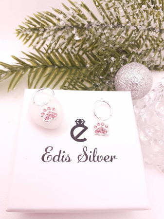 Cercei Copii Argint 925- Labute Catel - Crystal [2]