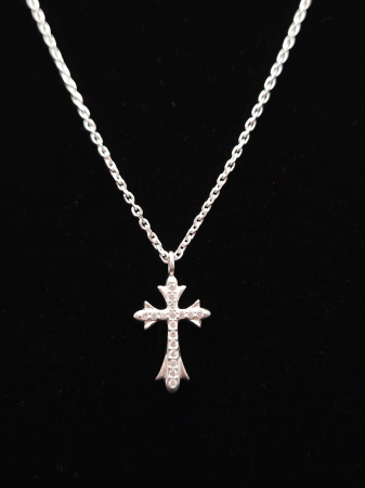 Colier Argint 925- Cruciulita  Cristale [2]