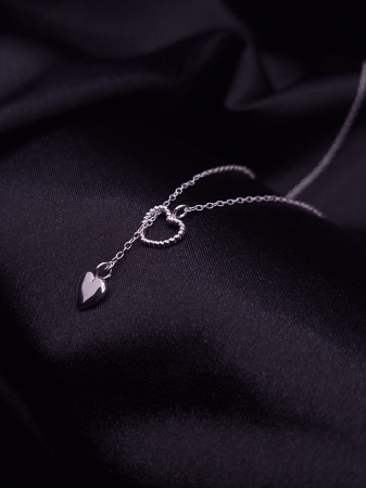 Colier Argint 925-  Double Heart [1]