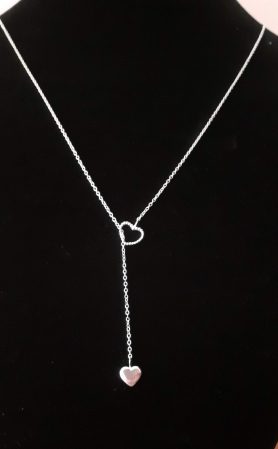 Colier Argint 925-  Double Heart [3]