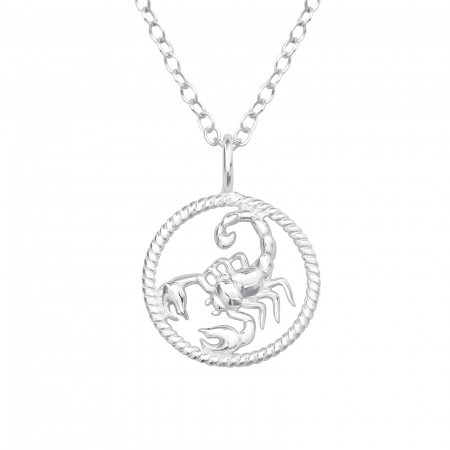 Coliere - Colier Argint 925- Semn Zodiacal Scorpion