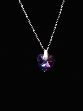 Colier Inima Cristal- Argint 925 [1]