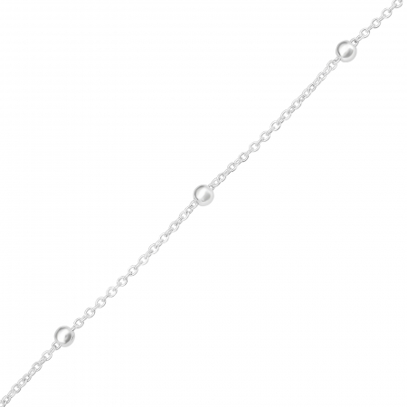 Coliere - Lantisor Argint Cu Bile -Argint 925