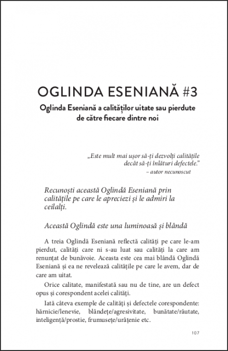 Cunoaștere și recunoaștere. Revelații prin prisma celor șapte oglinzi eseniene. Amina Bunescu [6]