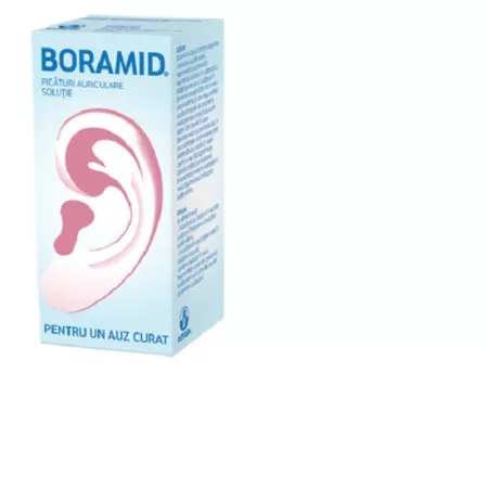 Ingrijire Personala - Boramid picaturi auriculare, 10ml, Biofarm
