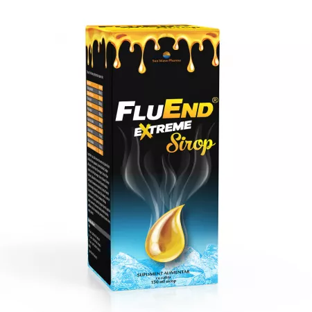 Suplimente Alimentare - Sirop FluEnd Extreme, 150 ml, Sun Wave Pharma