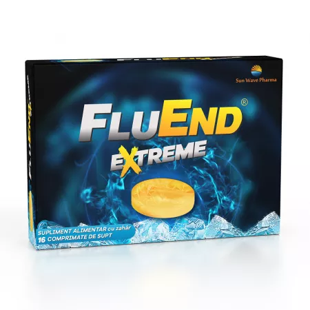 Suplimente Alimentare - Fluend Extreme, 16 comprimate de supt,Sun Wave Pharma