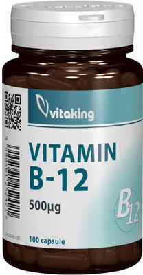 Suplimente Alimentare - Vitaking, Vitamina B12 500 Mcg, 100 Cpr