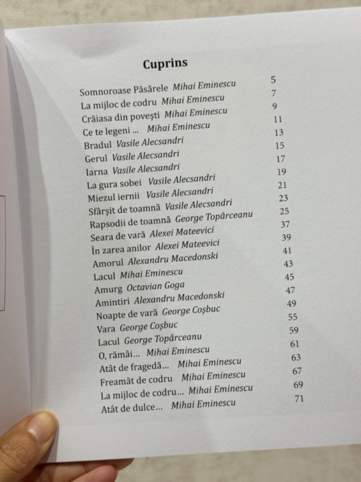 Carte - Poezii ale scriitorilor români [2]