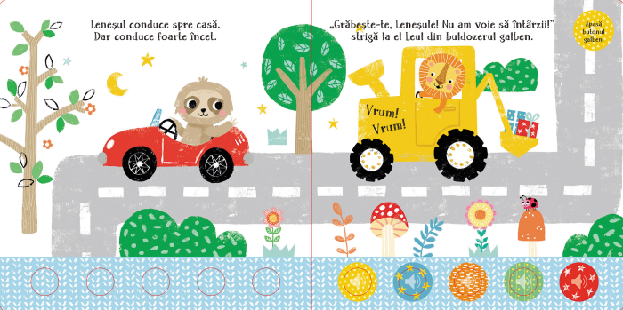 Grăbește-te, leneșule! Apasă butoanele și ascultă sunetele! [2]