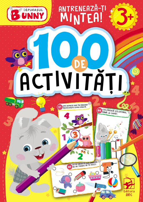 Iepurașul Bunny. 100 de activități 3+ [1]