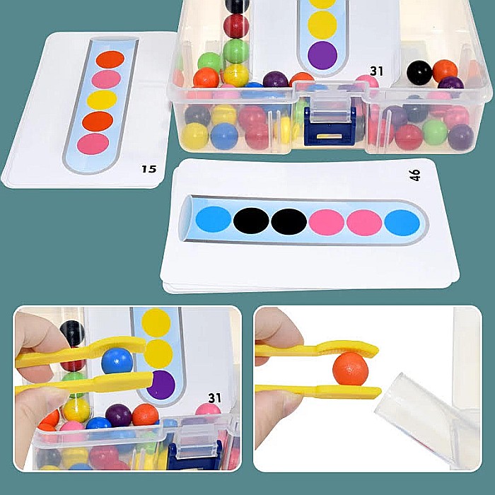 Joc Montessori cu bile [3]