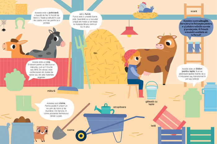 La fermă. Învățăm și ne distrăm cu ajutorul autocolantelor [2]