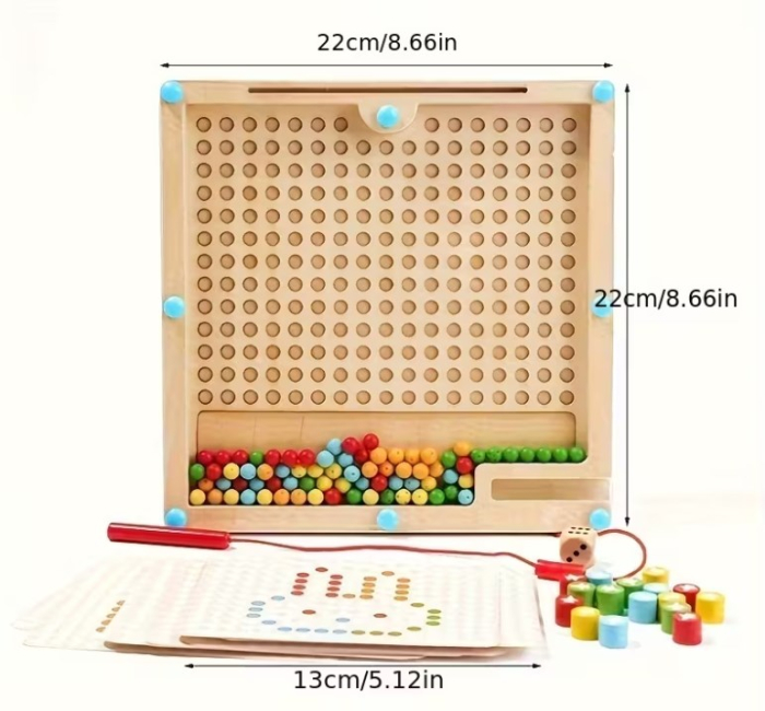 Mozaic magnetic din lemn [3]