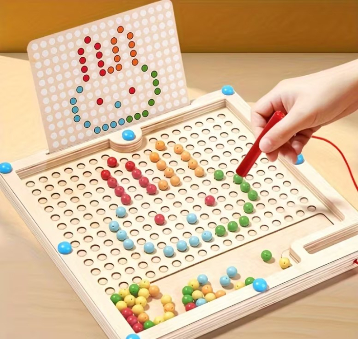 Mozaic magnetic din lemn [1]