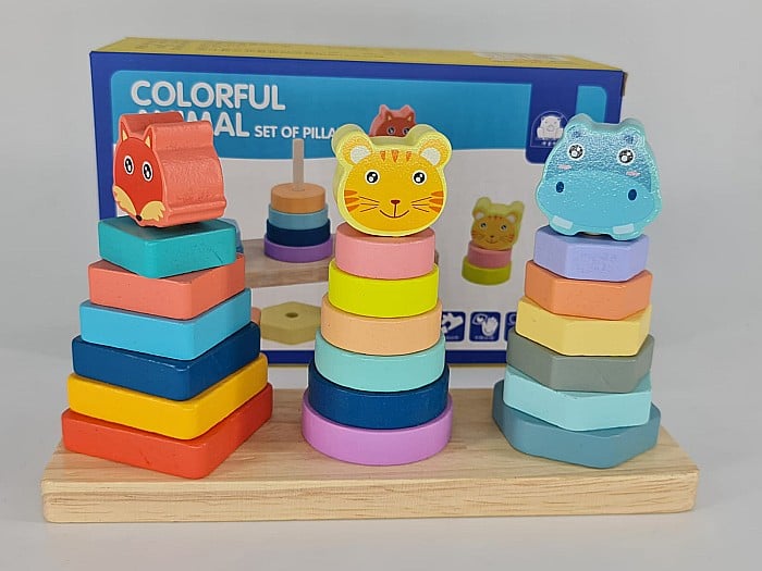 Piramida 3 în 1 cu Animăluțe [2]