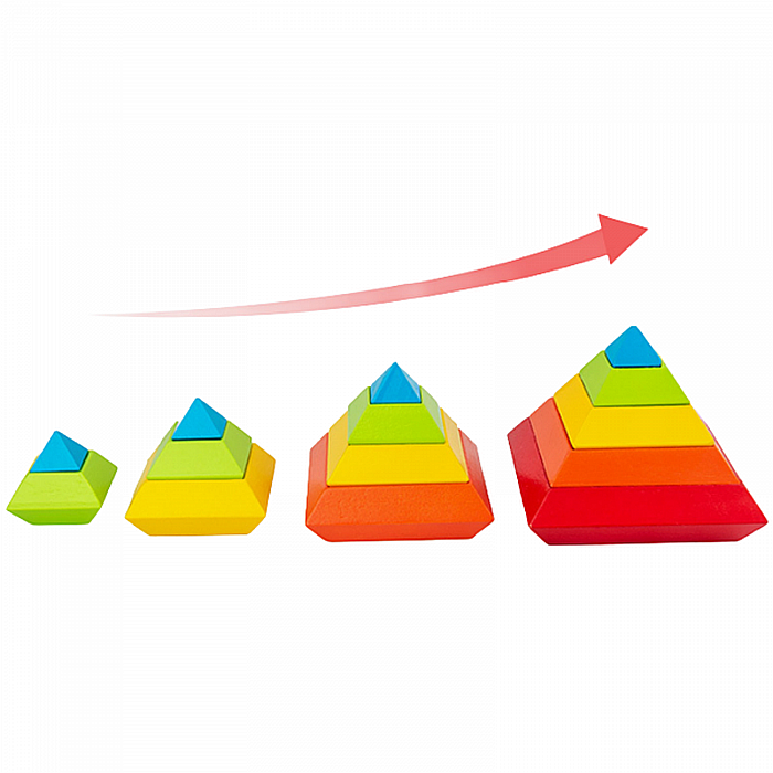 Piramida 3D Curcubeu [9]