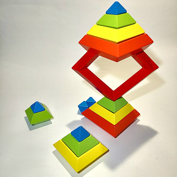 Piramida 3D Curcubeu [5]