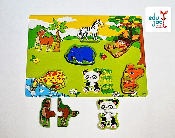 Puzzle 3D animale salbatice 2 piese [2]