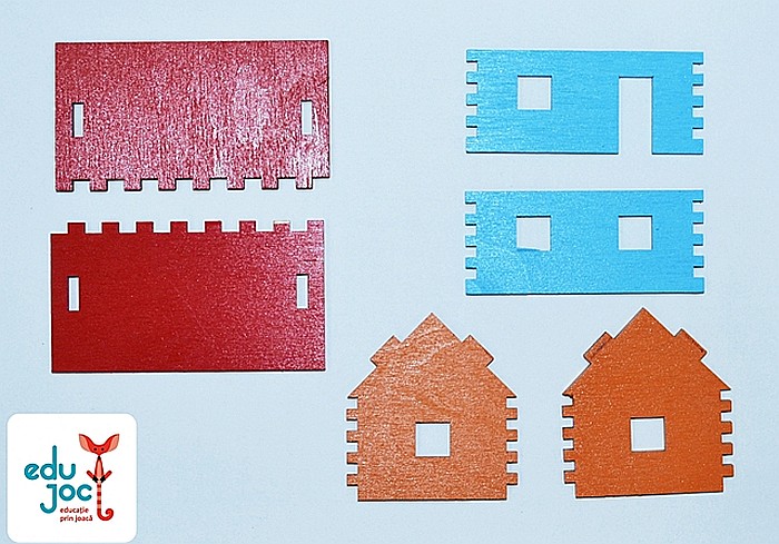 Puzzle 3D casuta colorata [2]