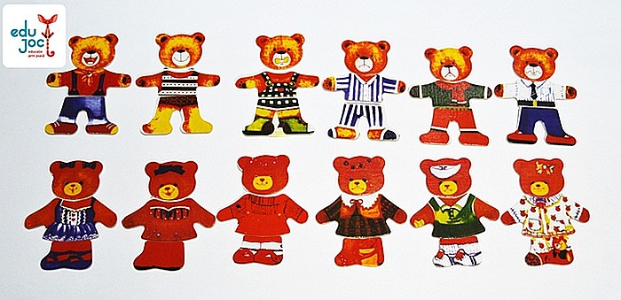 Puzzle garderoba familiei de ursi - 4 [4]