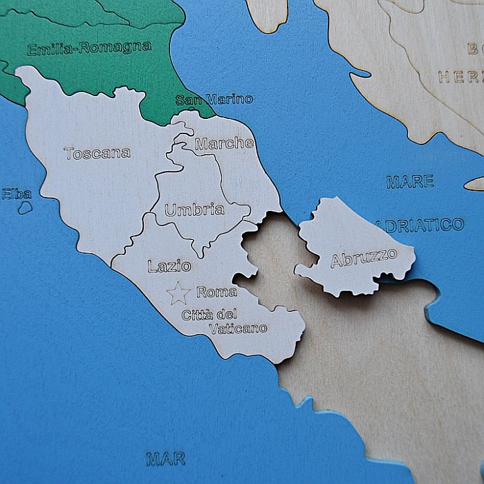 Puzzle Harta Italiei [5]