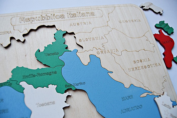Puzzle Harta Italiei [6]