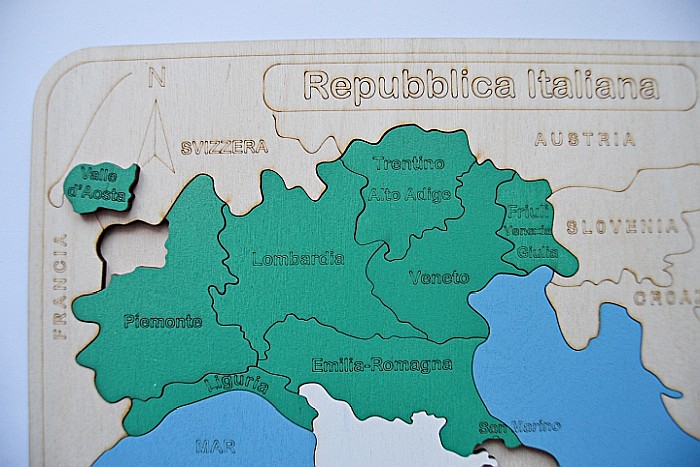 Puzzle Harta Italiei [2]