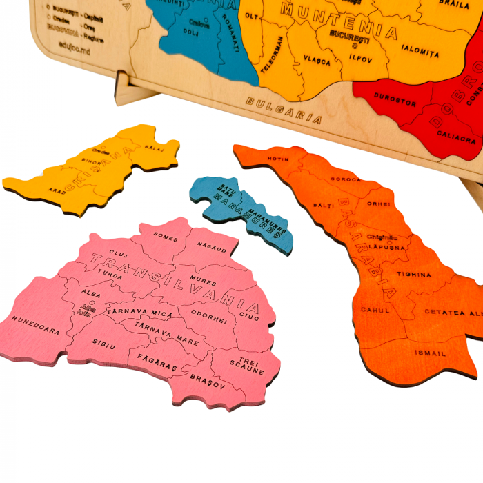 Puzzle Harta României Mari [5]
