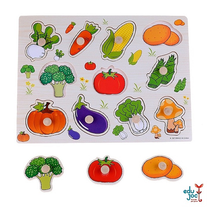 Puzzle incastru legume cu desen [2]