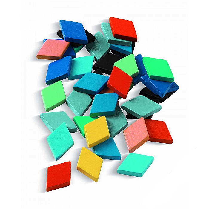 Puzzle Mozaic din lemn Pește [5]
