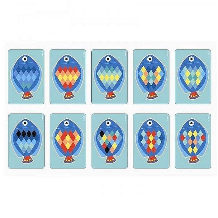 Puzzle Mozaic din lemn Pește [2]