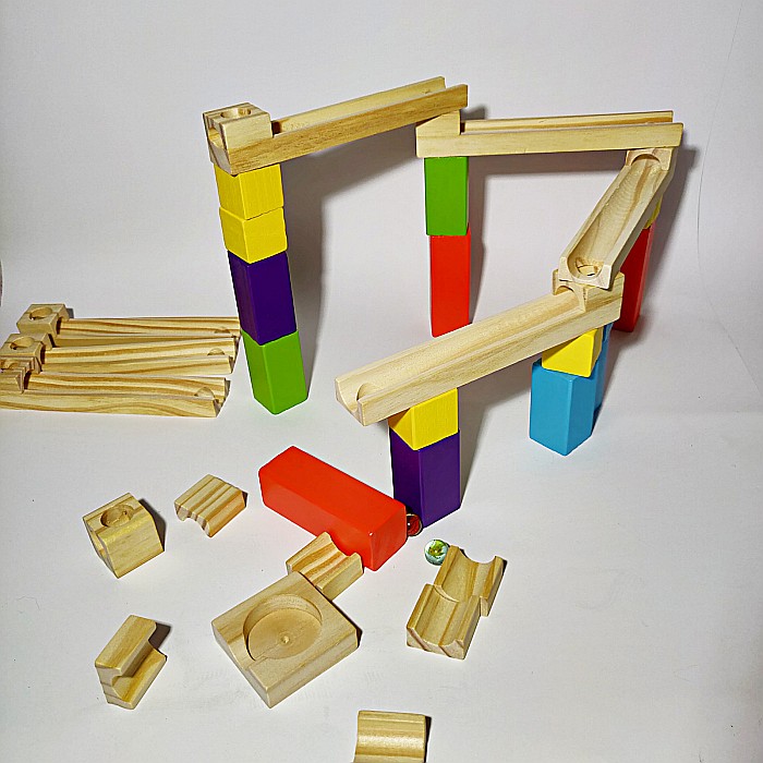 Set de construcție circuit cu bile [4]
