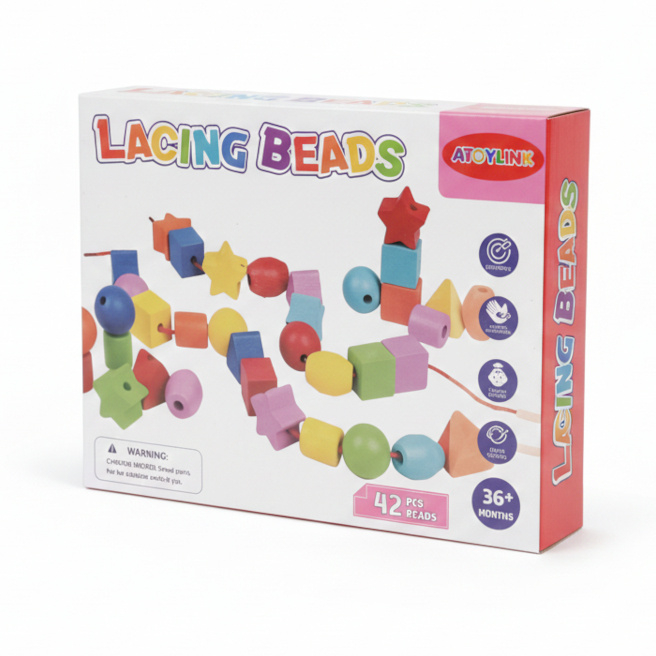 Set din lemn - Forme de șnuruit [5]