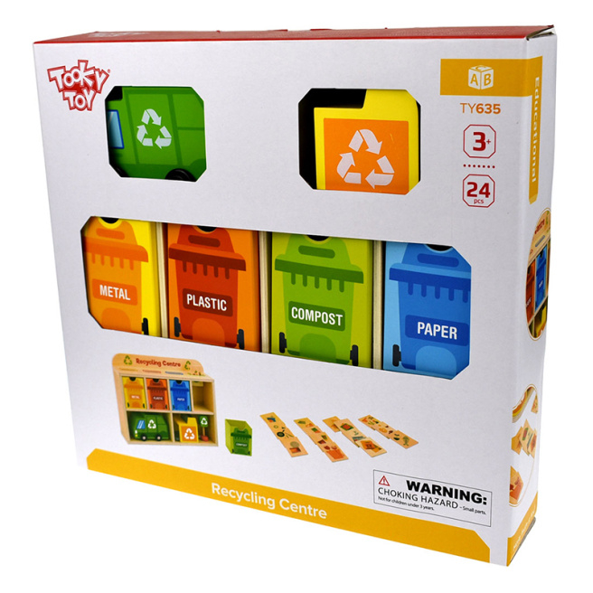 Set din lemn - Sortarea deșeurilor [2]