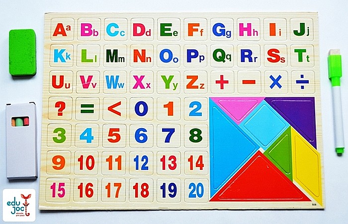 Tabla cu 2 parti si tangram [6]