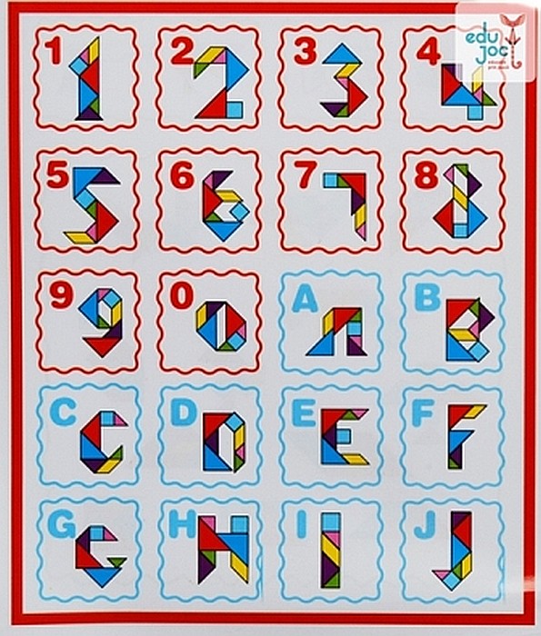 Tabla cu 2 parti si tangram [3]